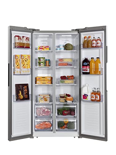 Hamilton Beach HBF1558 15.6 cu ft Counter Depth Stainless Full Size Refrigerator