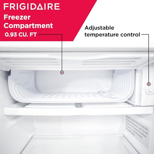 FRIGIDAIRE EFR331-BLACK 3.2 Cu ft Eraser Board Mini Compact Dorm Fridge (Black)