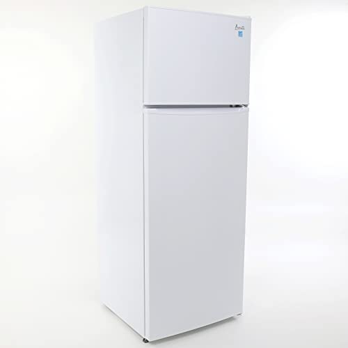 Avanti RA75V0W Freestanding Slim Apartment Top Freezer Refrigerator 7.4 cu ft White
