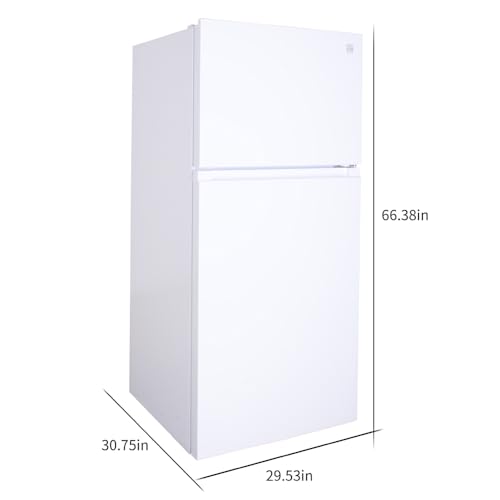 Kenmore 46-72312 18.1 cu ft Top Freezer Refrigerator with Ice Maker - White 30"