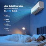 ROVSUN ‎M0-I85J-P0SR 9000 BTU Mini Split AC/Heating System with Inverter, 19 SEER 115V Energy Saving Ductless Split-System Air Conditioner with Pre-Charged Condenser, Heat Pump, Remote Control & Installation Kit