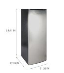 Frigidaire EFRF696-AMZ Upright Freezer 6.5 cu ft Stainless Platinum Design Series,Silver