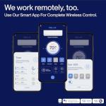 DELLA ‎048-TP-9K2V-23S-I+O Optima Series 12,000 BTU Wifi Mini Split AC, Work with Alexa,Energy Star 208/230V 23 SEER2 Cools Up to 550 Sq.Ft Inverter Air Conditioner w/1 Ton Pre-Charged Heat Pump & 16.4ft Installation Kits