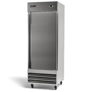 PEAKCOLD IM23R Single Door REFRIGERATOR; Commercial Reach In Stainless Steel, White Interior; 23 Cubic Ft, 29" Wide
