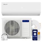 DELLA 048-TL-9K1V-19S-I+O 9000 BTU Wifi Mini Split Air Conditioner Work with Alexa 19 SEER2 Cools Up to 400 Sq.Ft Energy Efficient Ductless Inverter System with 0.75 Ton Heat Pump Pre-Charged and 16.4ft Installation Kits