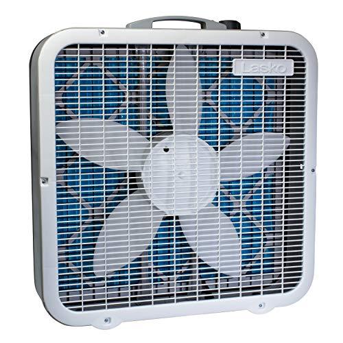 Lasko FF305 Air Flex 2-in-1 20-inch Box Fan and Air Purifier in One with MERV10 Air Purifying Filter for Cleaner Air and a Cooling Breeze