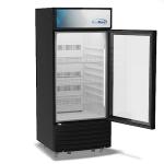 KoolMore KM-MDR-1D-6C 6 Cu. Ft. Commercial One Glass Door Display Upright Beverage Refrigerator Cooler Merchandiser-22.8 in. x 21.4 in. x 52.7 in. [Black]
