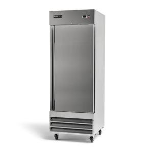 PEAKCOLD IM23R Single Door REFRIGERATOR; Commercial Reach In Stainless Steel, White Interior; 23 Cubic Ft, 29" Wide