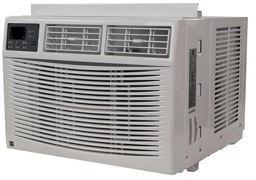 RCA ‎RACE1224-6COM 12,000 BTU 115V Window Mounted Air Conditioner & Dehumidifier with Remote Control, Window AC Unit for Apartment, Living Room, & Medium Rooms up to 450 Sq. Ft. in White