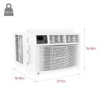 RCA ‎RACE1224-6COM 12,000 BTU 115V Window Mounted Air Conditioner & Dehumidifier with Remote Control, Window AC Unit for Apartment, Living Room, & Medium Rooms up to 450 Sq. Ft. in White