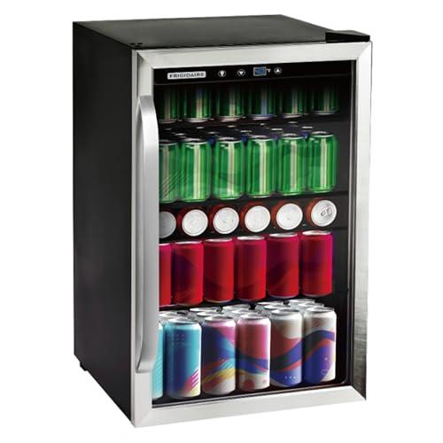 Frigidaire EFMIS155 Beverage Center-126 Cans-Full Stainless Steel, 126-CAN, Stainless, 4.4 cu.ft