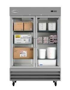 KoolMore RIF-2D-GD Commercial Upright, Freezer Double Door, Stainless Steel
