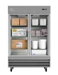 KoolMore RIF-2D-GD Commercial Upright, Freezer Double Door, Stainless Steel