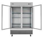 KoolMore RIF-2D-GD Commercial Upright, Freezer Double Door, Stainless Steel