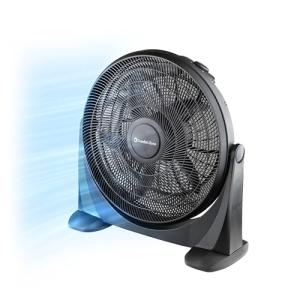 Comfort Zone MTACF20 High Velocity Floor Fan with 180 Degree Adjustable Tilt, 20 inch, 3 Speed, Ideal for Home, Bedroom, & Office