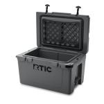 RTIC 45 QT Ultra-Tough Cooler Hard Insulated Portable Ice Chest Box for Beach, Drink, Beverage, Camping, Picnic, Fishing, Boat, Barbecue, Dark Grey