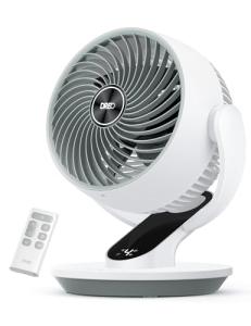 Dreo CF511 Oscillating Fan for Bedroom, 13 Inch Quiet Table Fans for Home Whole Room, 70ft Powerful Airflow, Desk Air Circulator Fan with Remote, 120° Adjustable Tilt, 4 Speeds, 8H Timer, for Office Desktop