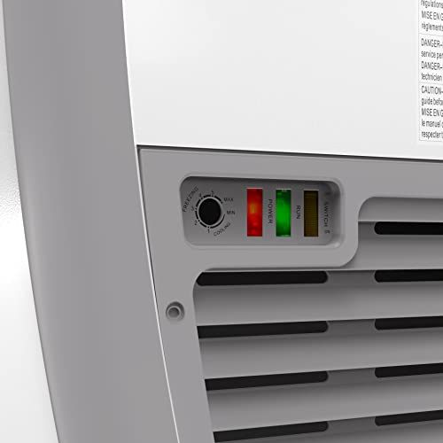 Koolmore KM-26FG 26 inch Commercial Ice Cream Dipping Cabinet Display Case with Sneeze Guard, 4 Large Displayed Tubs, Sliding Glass Door, [5.7 Cu. Ft.] 