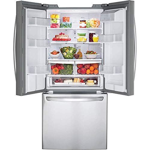 LG LFDS22520S 30" French Door Refrigerator with 21.8 cu. ft. Capacity