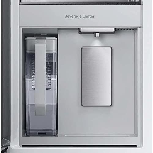 SAMSUNG Bespoke RF29BB860012 4-Door French Door Refrigerator - White 29 Cu. Ft.