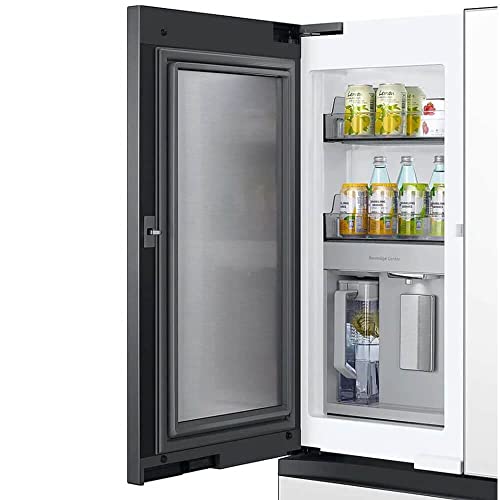 SAMSUNG Bespoke RF29BB860012 4-Door French Door Refrigerator - White 29 Cu. Ft.