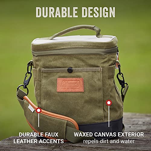 Coleman Banyan Series Portable Soft Cooler, Leak-Proof Tote Bag Lunch Cooler, 12 Can Capacity with Ice Retention, Great for Camping, Tailgating, Beach, Picnic, Lunch, Groceries, & More