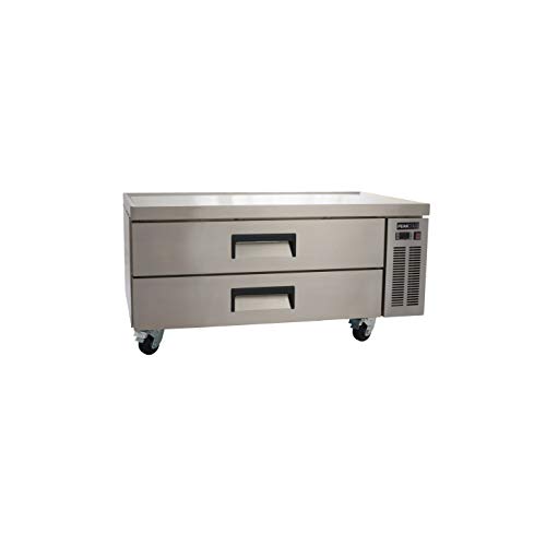PEAKCOLD IM52CB2 2 Drawer Refrigerated Commercial Chef Base - Kitchen Equipment Stand Refrigerator; 52" W