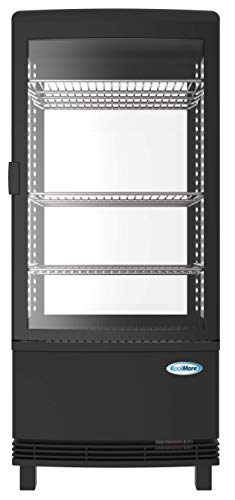 KoolMore CDCU-3C-BK Display Refrigerator, Black, 3cubic feet