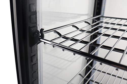 KoolMore CDCU-3C-BK Display Refrigerator, Black, 3cubic feet