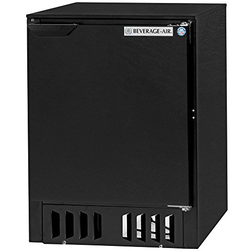 Beverage-Air FLG24-1-B FLG24-1-S Front Loading Black Glass Froster 5 Cu. Ft.