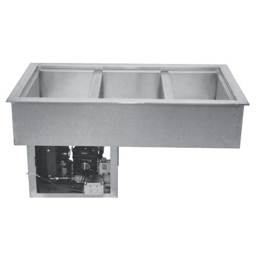 Wells RCP-500 Cold Food Unit drop-in mechanically cooled 5-pan size with drain