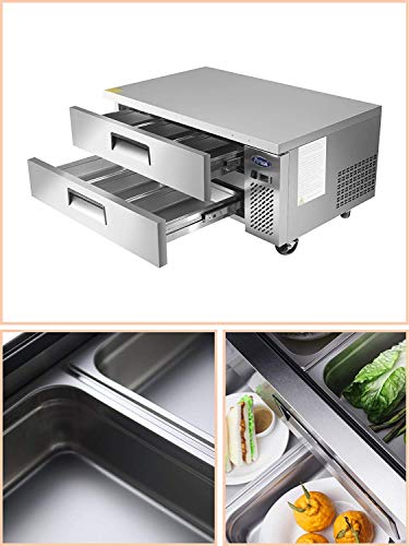 Atosa MGF8451 52" Commercial 2 Drawer Refrigerated Chef Base