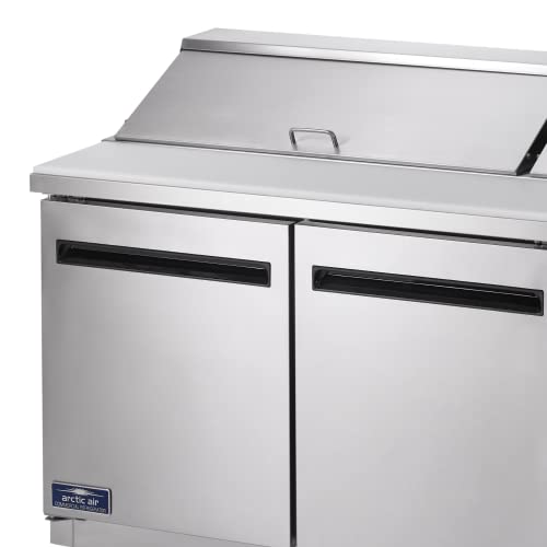 Arctic Air AST72R 71.5-Inch 3-Door Refrigerated Sandwich/Salad Prep Table, 115v