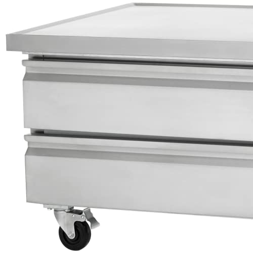 Arctic Air ARCB60 62-Inch Two Drawer Refrigerated Chef Base, 115v, Stainless Steel