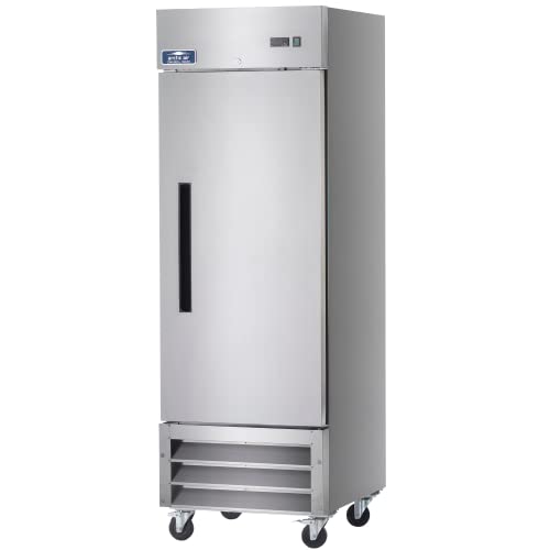 Arctic Air AF23 One-Section Solid Commercial Reach-In Freezer, Stainless Steel, 120v, 23 Cu Ft NSF