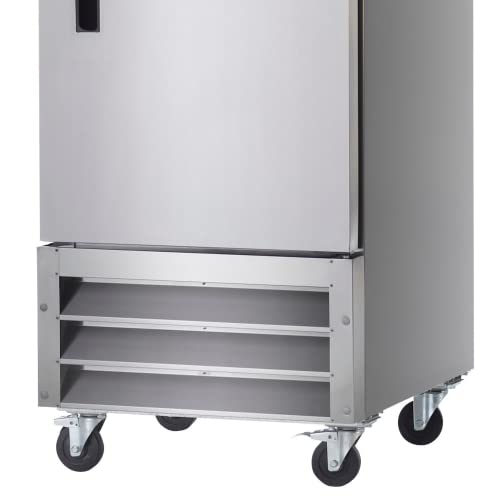 Arctic Air AF23 One-Section Solid Commercial Reach-In Freezer, Stainless Steel, 120v, 23 Cu Ft NSF