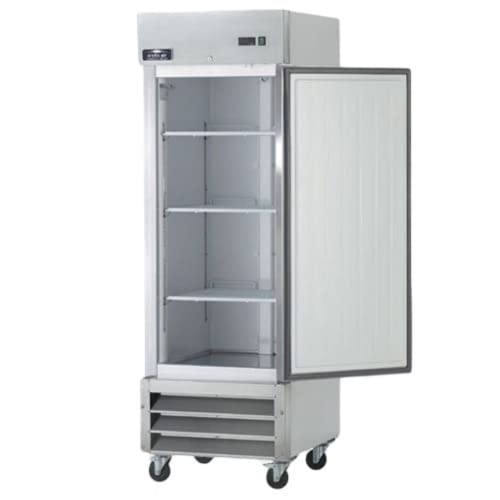 Arctic Air AF23 One-Section Solid Commercial Reach-In Freezer, Stainless Steel, 120v, 23 Cu Ft NSF