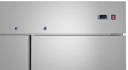 KoolMore - RIF-2D--SS 54" 2 Door Stainless Steel Upright Commercial Reach-in Freezer - 47 cu. ft (RIF-2D-SS)