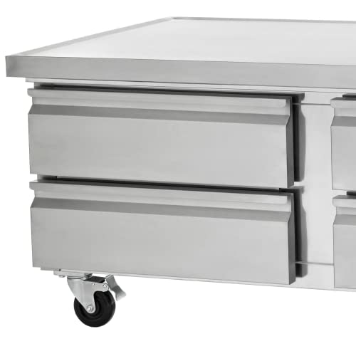 Arctic Air ARCB72 74" Four Drawer Refrigerated Chef Base, Stainless Steel, 115v