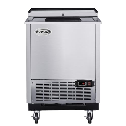 KoolMore KM-GF25-SS 25 in. Commercial Glass Froster in Stainless Steel, ETL Listed, 5 cu. ft, Stainless-Steel