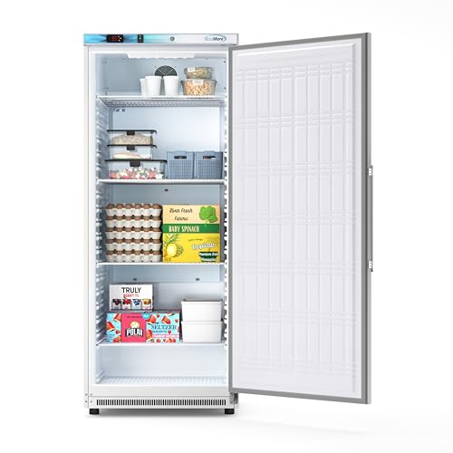 KoolMore KM-RMD20WH 20 Cu. Ft. Commercial Reach-in Refrigerator in White with Manual Defrost