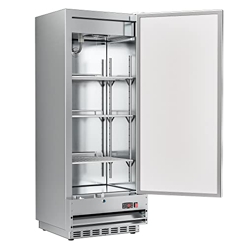 KoolMore Commercial One Door Reach-in Freezer for Restaurant, Cafe, and Cold Food Storage, Stainless Steel Finish, Large 12 Cu. Ft. Capacity, Heavy Duty Kitchen Use (RIF-1D-SS12C)