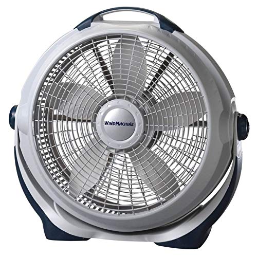 Lasko Wind Machine 3300 20 Inch 3 Speed Cooling Pivoting Head Floor Fan (2 Pack)