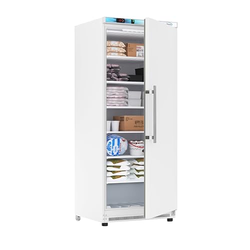 KoolMore KM-FMD20WH 21 Cu. ft. Commercial Reach-in Freezer in White Manual Defrost