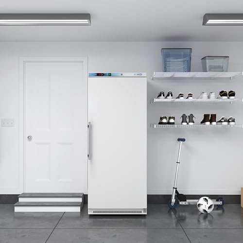 KoolMore KM-FMD20WH 21 Cu. ft. Commercial Reach-in Freezer in White Manual Defrost