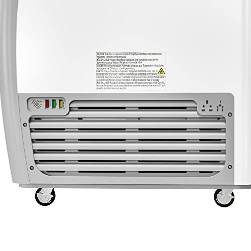 KoolMore MCF-16C Commercial Ice Cream Freezer Display Case, 16 Cu. Ft, White