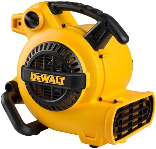 DEWALT DXAM-2260 Portable Air Mover, 276W 3 Speed Floor Fan, Utility Blower Fan, 1/5 HP 600 CFM Floor Dryer, Carpet Dryer, Floor Fan, Blower, for Janitorial, Home, Commercial Use