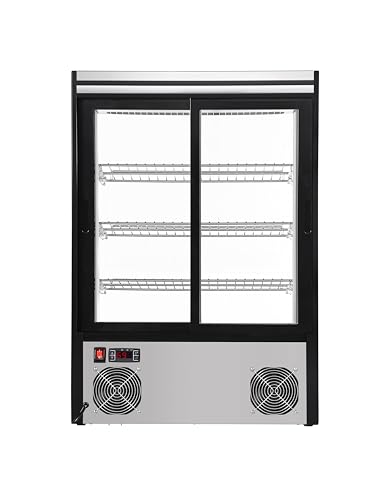 KoolMore CDC-49-SS 24 in. 4 Tier Commercial Countertop Bakery Display Refrigerator in Stainless-Steel