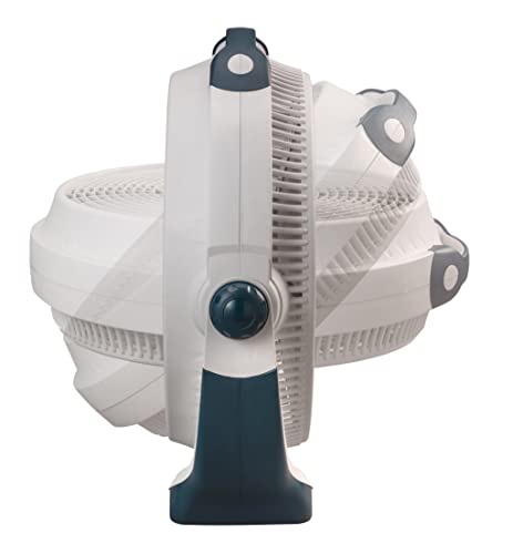 Lasko 3300 Wind Machine Air Circulator Floor Fan, 3 Speeds, Pivoting Head for Large Spaces, 20", White