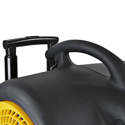 Comfort Zone CZBC101T-EU 1HP/6.9AMP, High Velocity Air Mover Carpet Dryer with Timer and Adjustable Angles, 3-Speed, Dries Wet & Damp Spaces, Basement Floors, Fresh Paint, Carpets, 1900CFM,